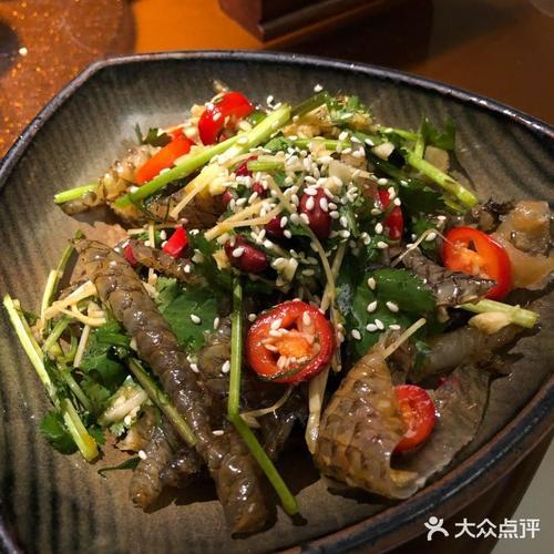 顺德凉拌鱼皮酱汁