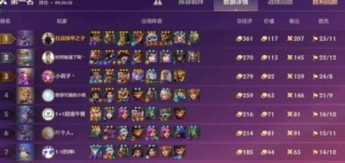 金铲铲怎么隐藏战绩