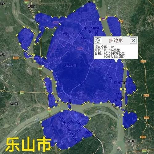 内江市区面积