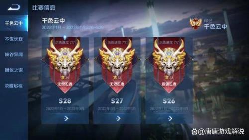 赛季初第一天要上到什么段位