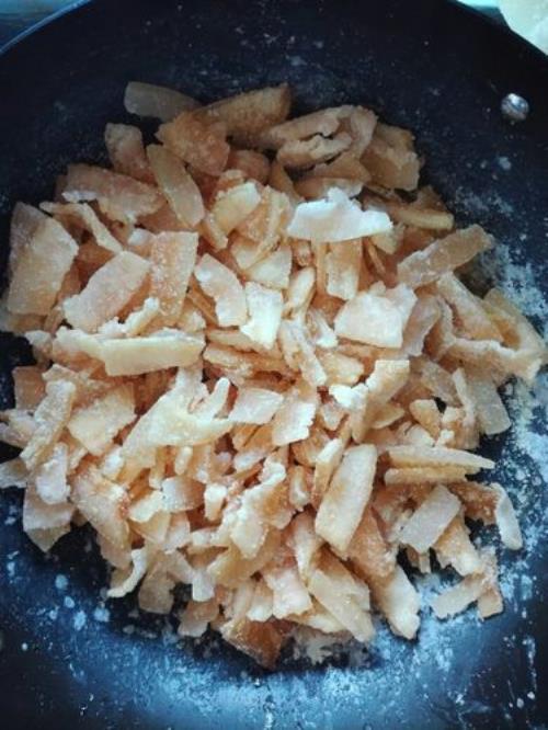 柚子糖炒出来有水分怎么办