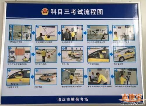 清远科目三考试费多少