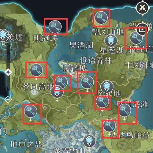 原神钥匙风地灵龛位置