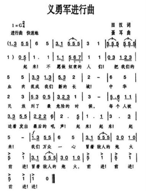 义勇军进行曲是哪年写的