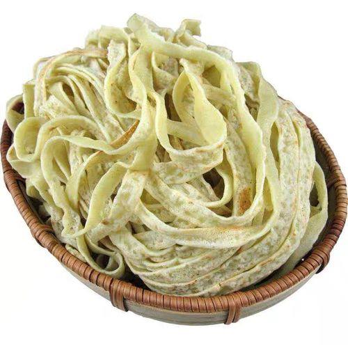 湖北干绿豆皮吃法