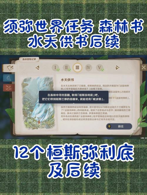 森林书任务什么时候能做
