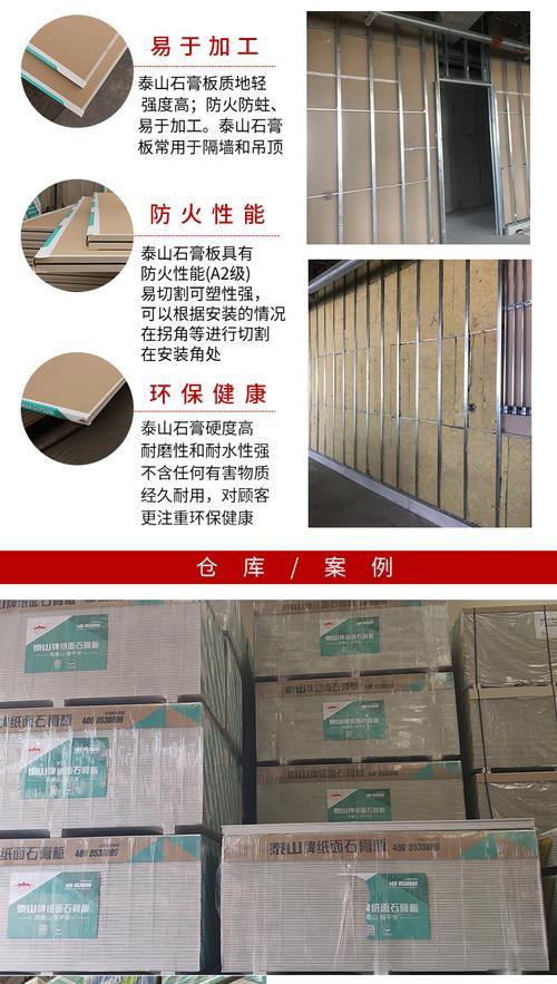 泰山石膏板系列，多少钱一平方