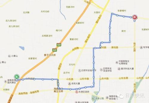 山东日照24路公交车的完整路线