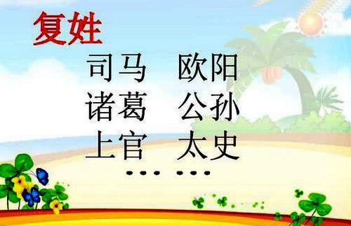 王司是复姓吗