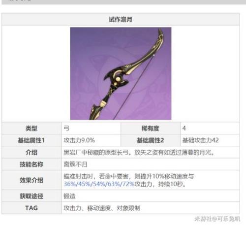 原神4星法师武器有哪些