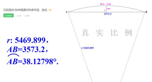 已知弧长，怎么计算角度