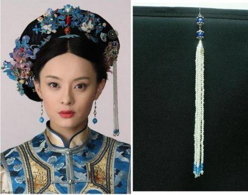 双流苏旗头和单流苏的区别