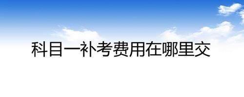 中考补考要去哪里补考