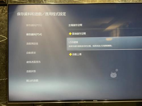 ps4用usb备份不出数据