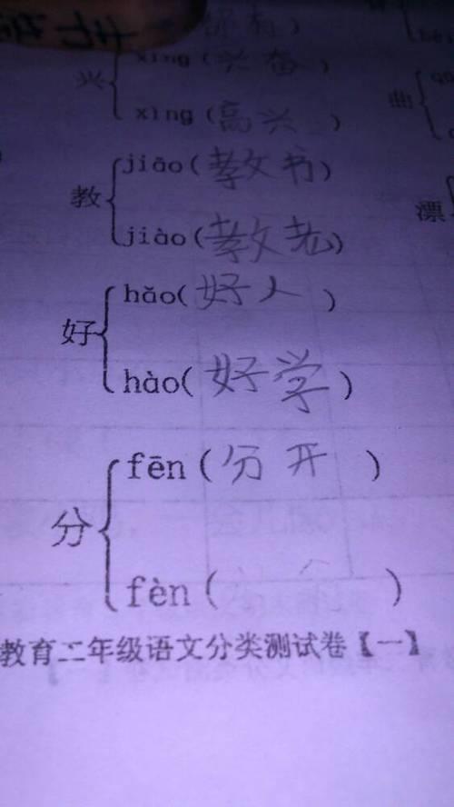 斗的多音字