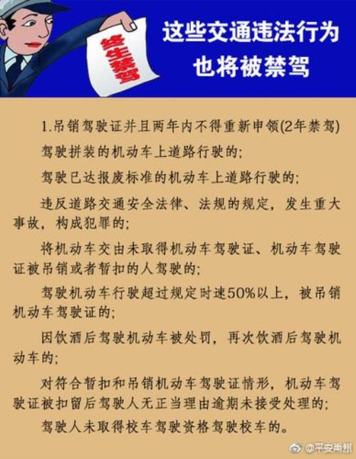终身禁驾处罚决定书是怎样的