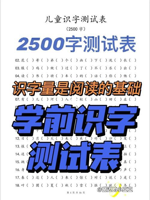 中国小学，中学的识字量是多少
