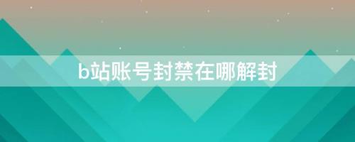 永久封禁什么时候可以自动解开