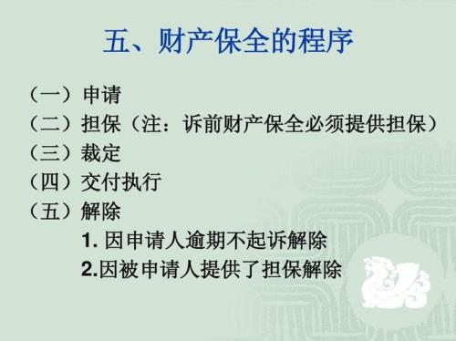 诉前财产保全怎么判决