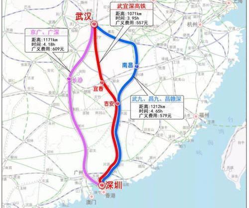 深圳到宜春有高铁吗