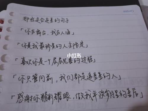 关于追星的英语句子