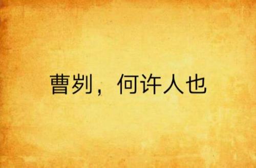 文言文中我曹是第几人称