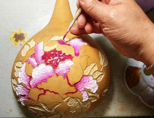 往葫芦上画画，用什么笔和颜料