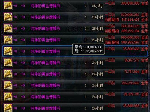 远古的黄金增幅书多大几率增幅12