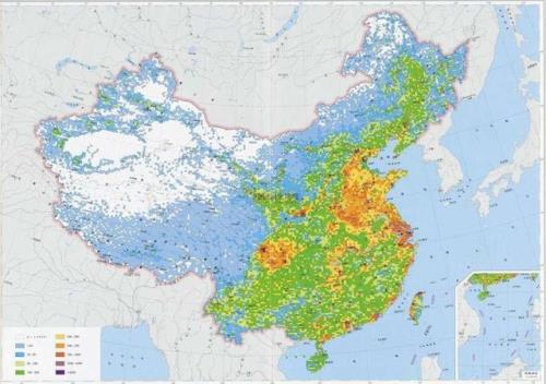 我国东部理想的人口密度是多少