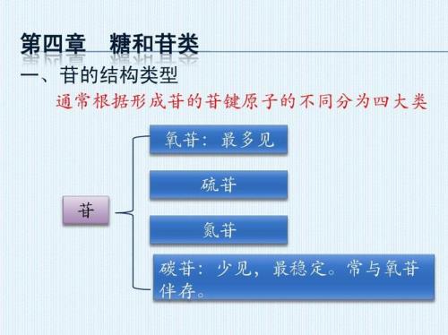 糖的分类和区别