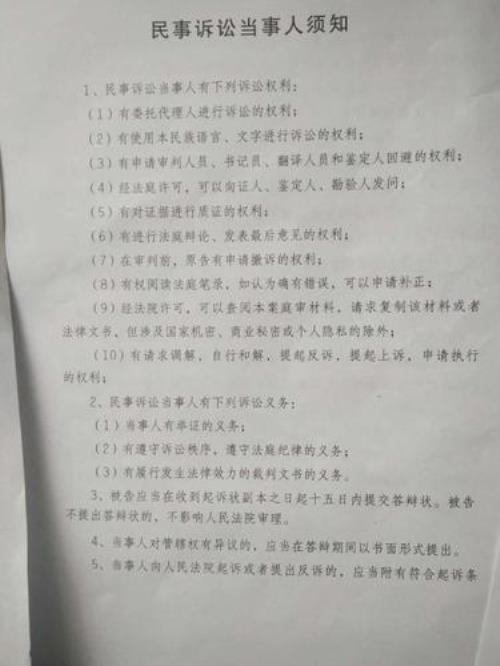 应诉书是什么意思