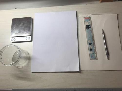 称重为什么垫张纸