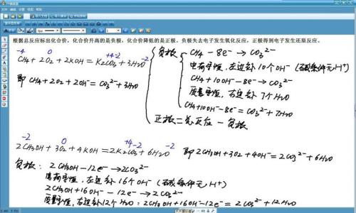 k2so4电解池电极反应式
