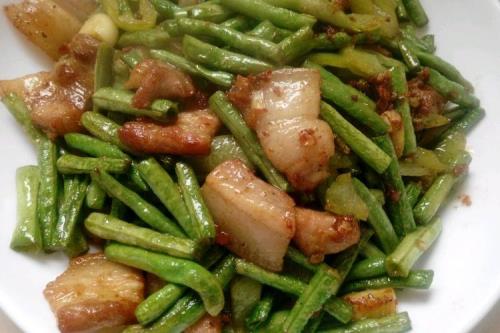 五花肉炒豆角最正宗的做法