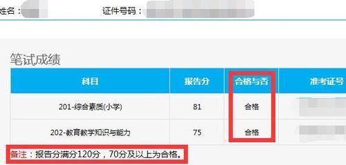 石家庄教资考试多少分及格