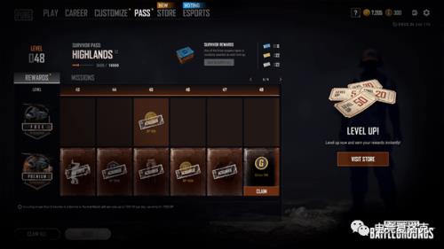 pubg新通行证送多少g币