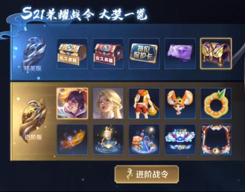 进阶荣耀战令38和128有什么不一样