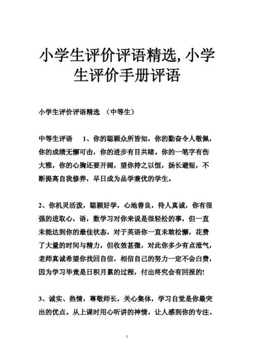 秀出我的精彩一年级评价手册
