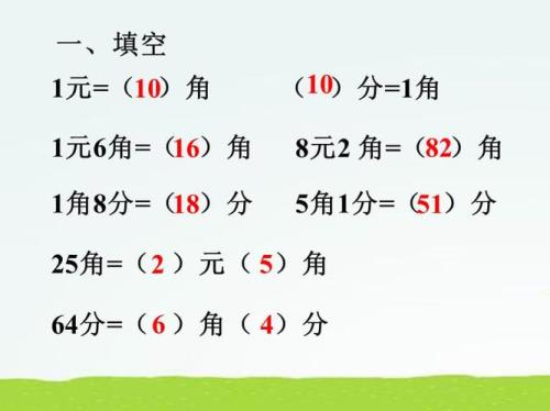 19分是几分之几元还可以写成几元