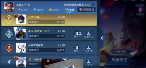 巅峰赛1400可以7000战力吗
