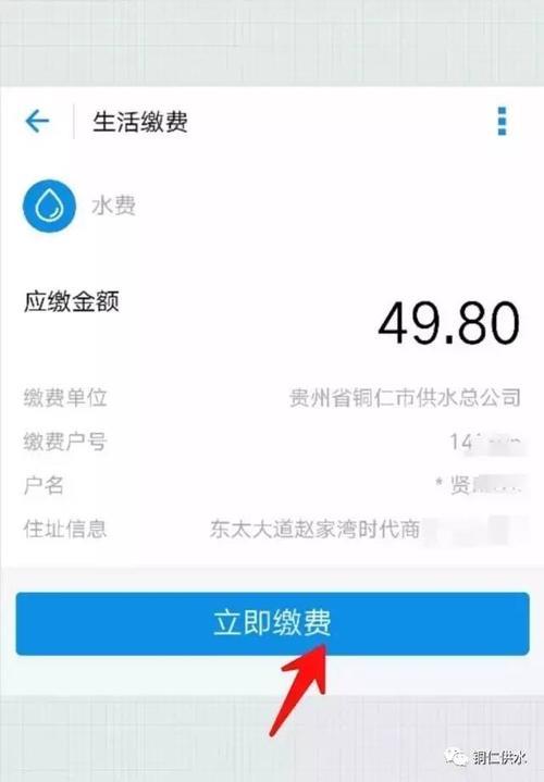 支付宝交水费晚上可以交吗
