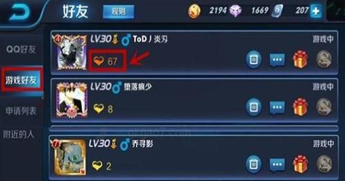 王者荣耀亲密度上限是什么意思