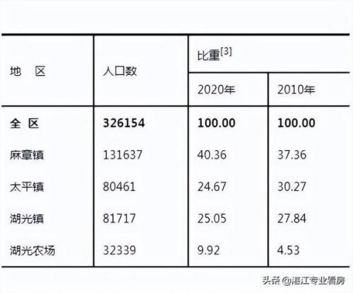 湛江市区人口有多少