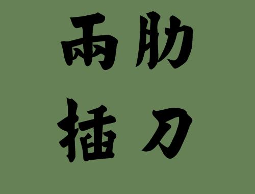 天上下刀字的成语