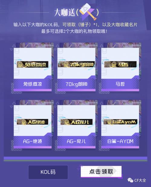 cfkol码怎么生成