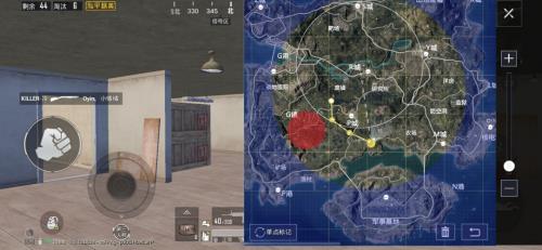 和平精英怎么开范围