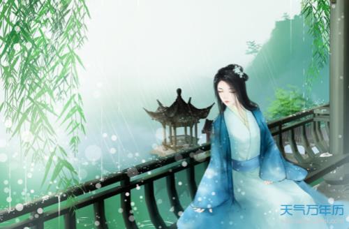 形容雨下得很大很急的诗句