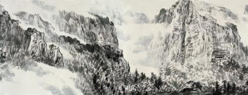 雁荡山图卷赏析