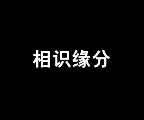 认识就是缘分下一句