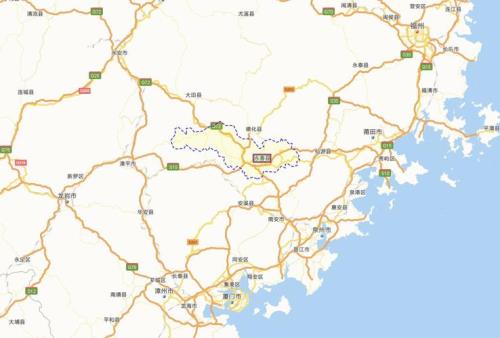 位于福建省中西北部的城市